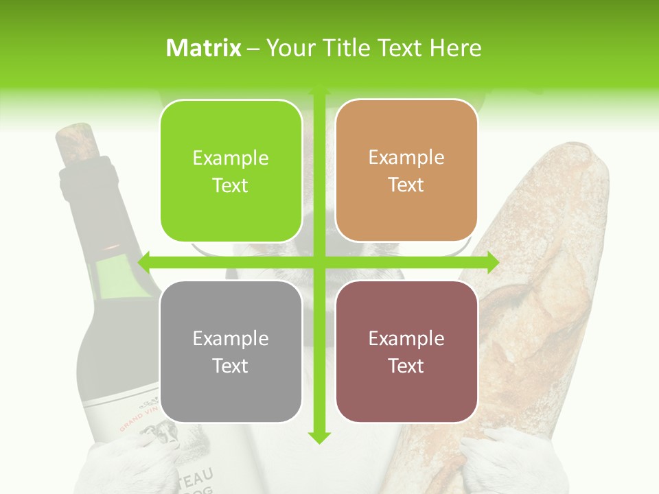 Dinner Drink Dog PowerPoint Template