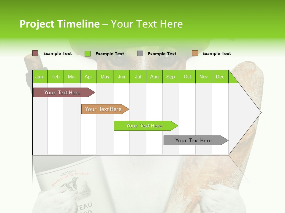 Dinner Drink Dog PowerPoint Template