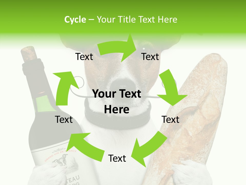 Dinner Drink Dog PowerPoint Template