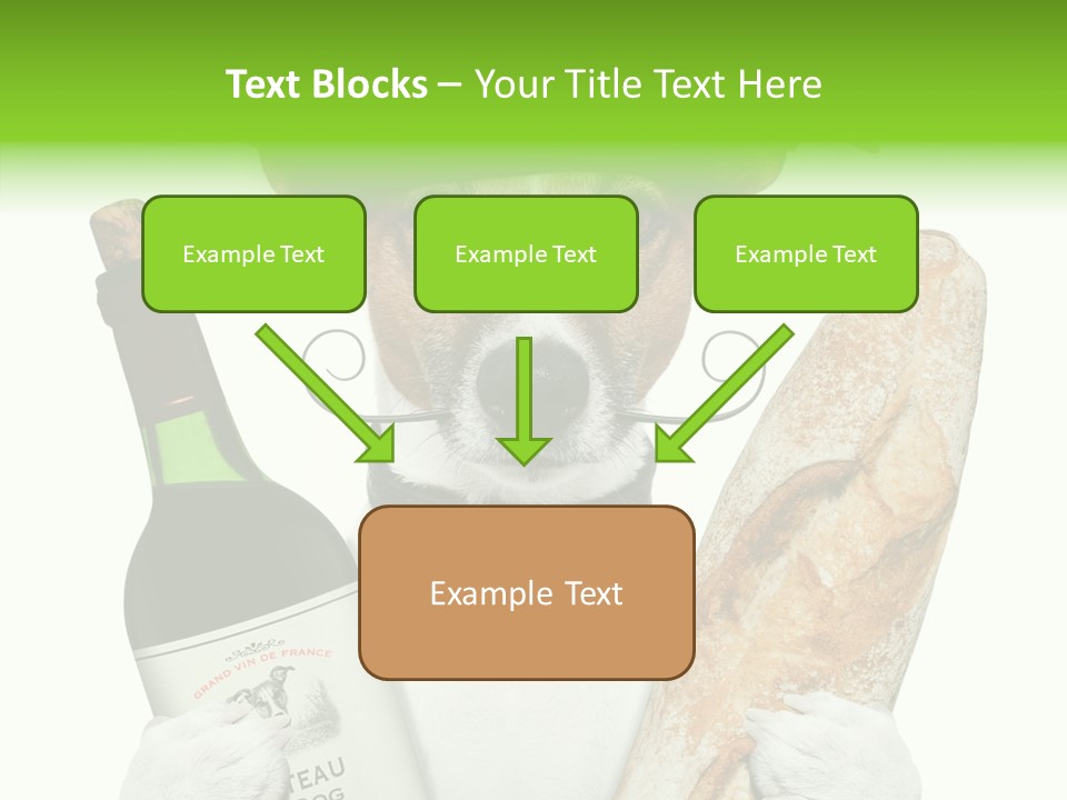 Dinner Drink Dog PowerPoint Template