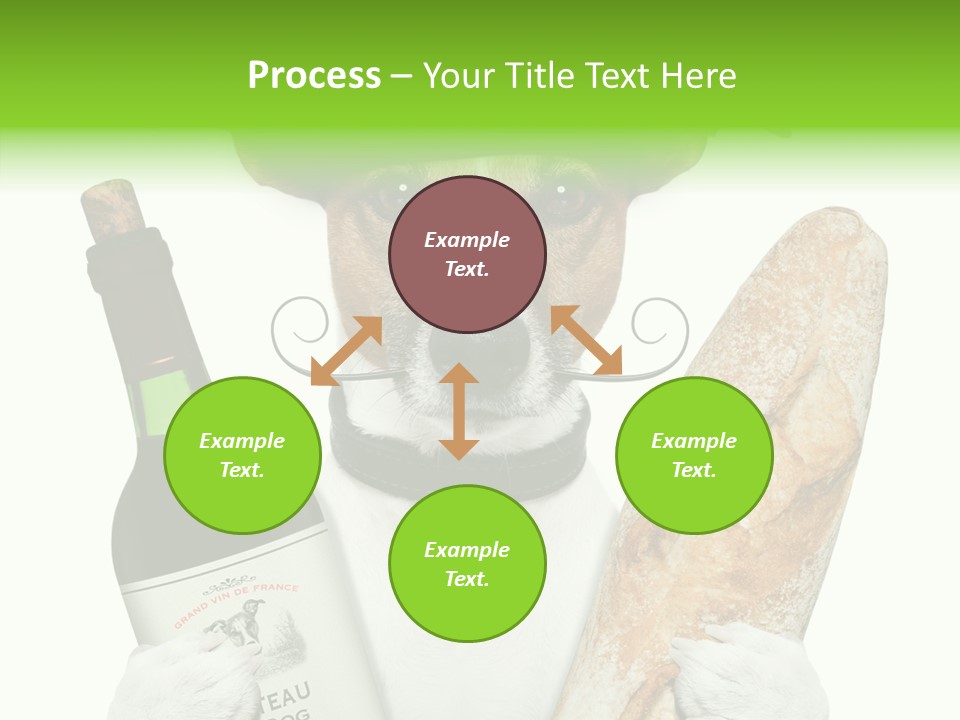 Dinner Drink Dog PowerPoint Template