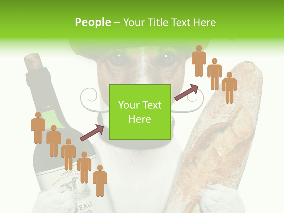 Dinner Drink Dog PowerPoint Template