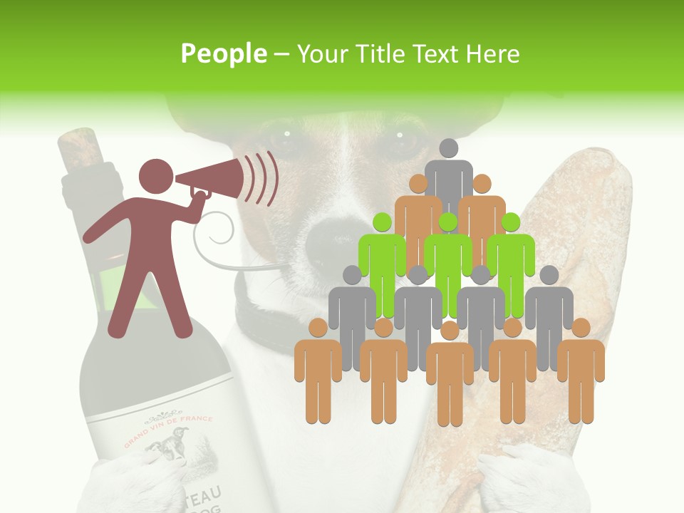 Dinner Drink Dog PowerPoint Template