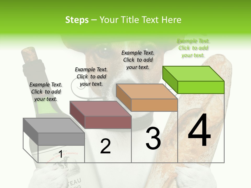 Dinner Drink Dog PowerPoint Template