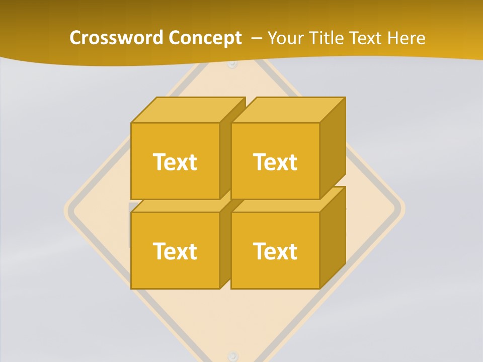 Endless Boundary Blue PowerPoint Template