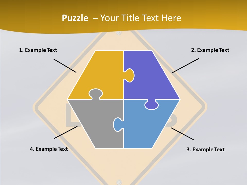 Endless Boundary Blue PowerPoint Template