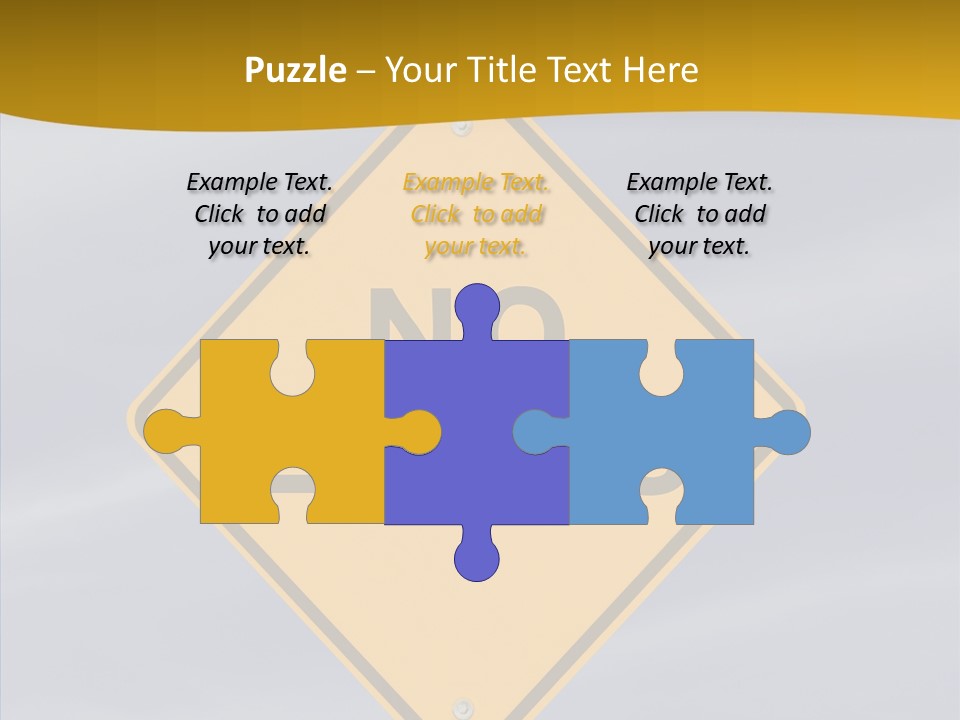 Endless Boundary Blue PowerPoint Template