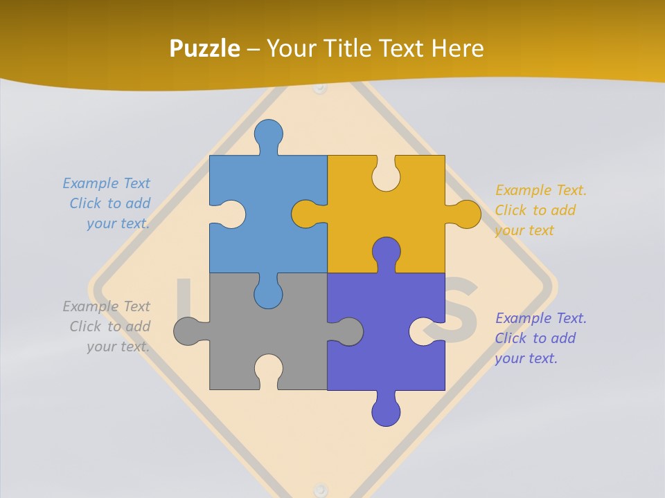 Endless Boundary Blue PowerPoint Template