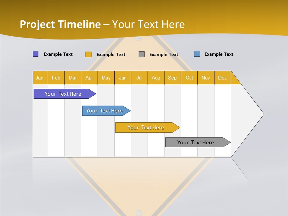 Endless Boundary Blue PowerPoint Template