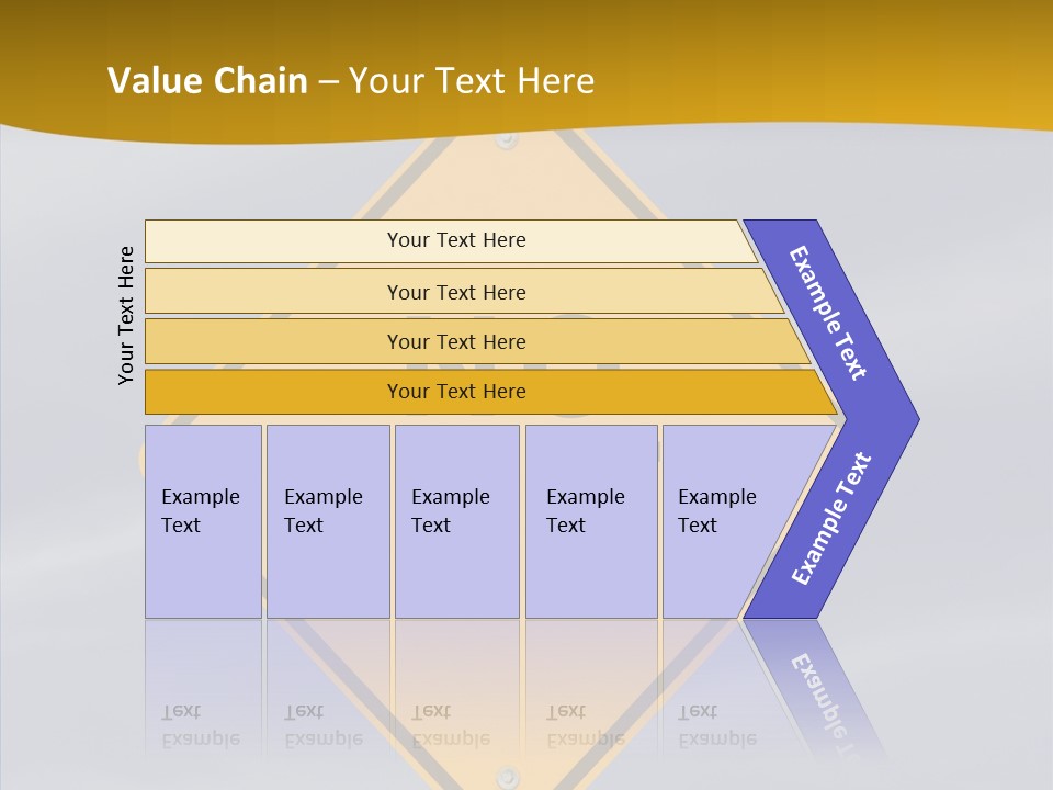 Endless Boundary Blue PowerPoint Template