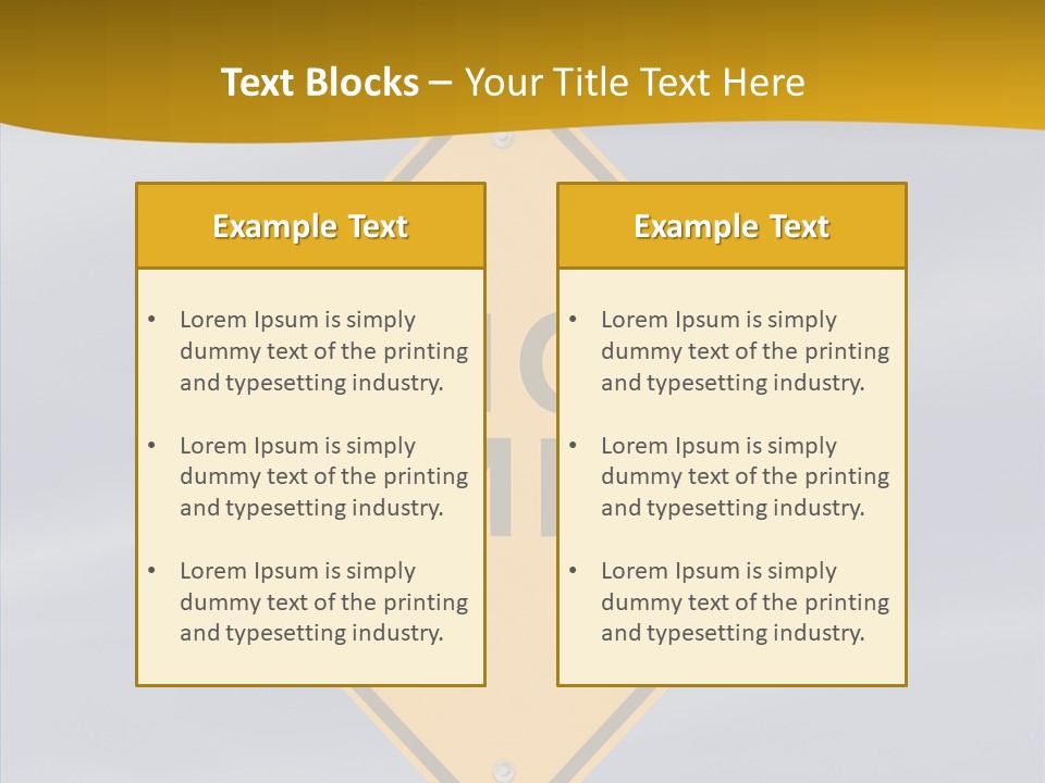Endless Boundary Blue PowerPoint Template