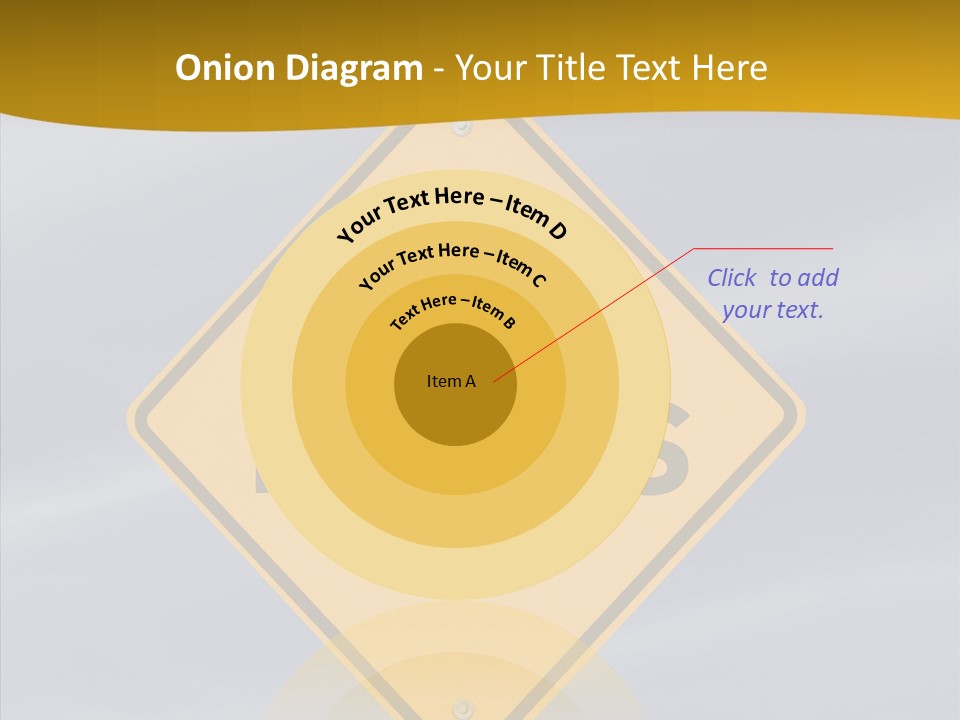 Endless Boundary Blue PowerPoint Template