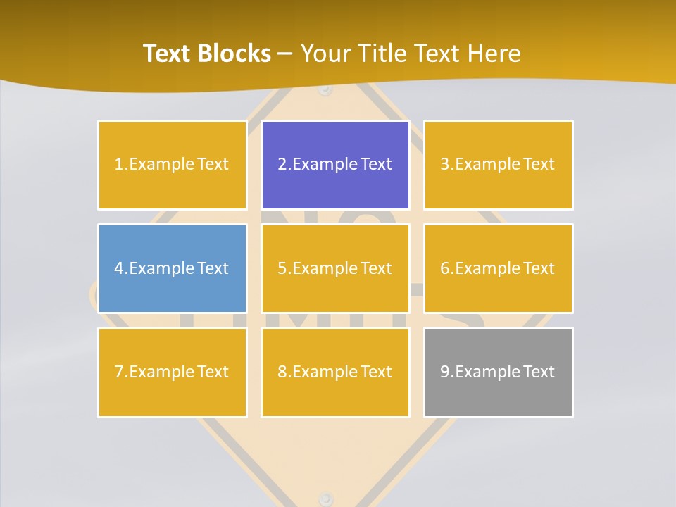 Endless Boundary Blue PowerPoint Template