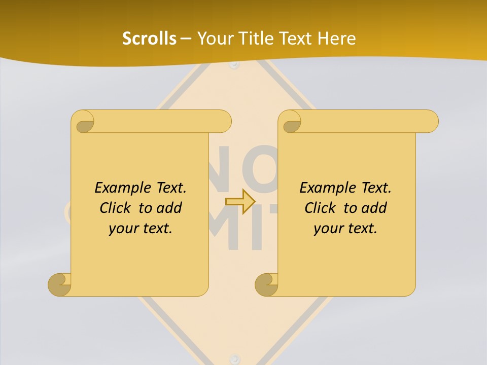 Endless Boundary Blue PowerPoint Template