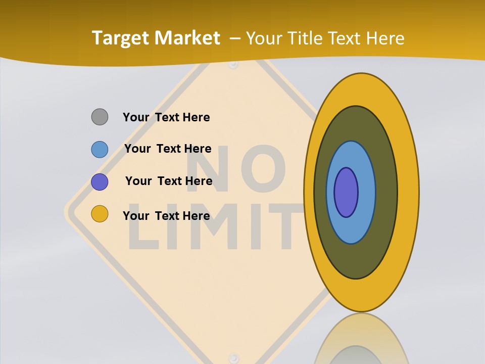 Endless Boundary Blue PowerPoint Template