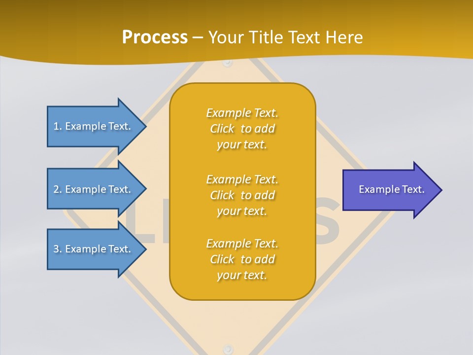 Endless Boundary Blue PowerPoint Template