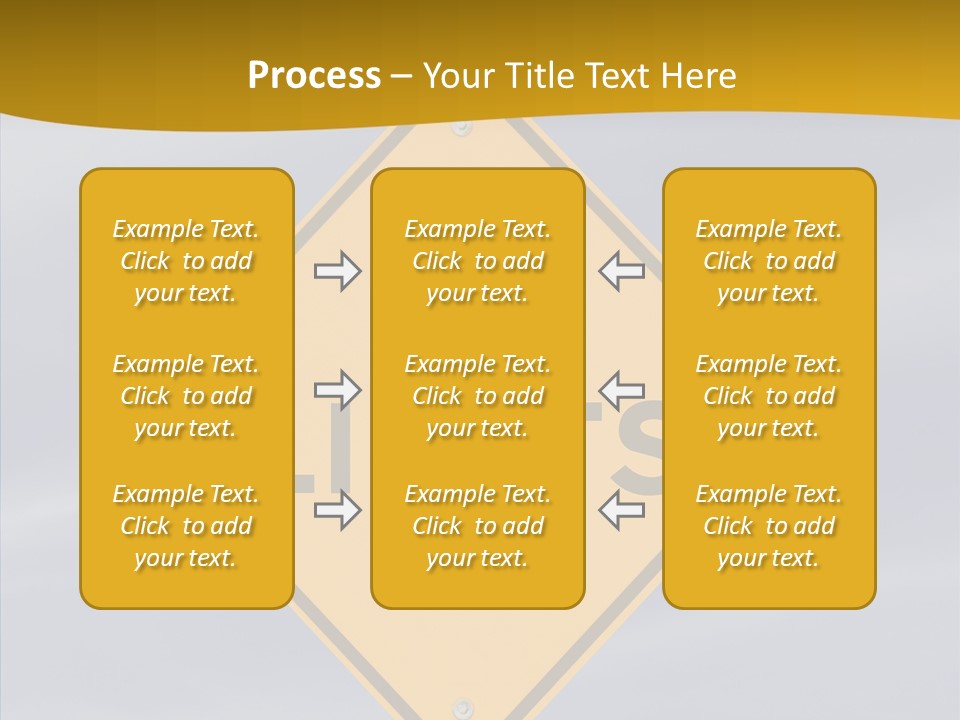 Endless Boundary Blue PowerPoint Template
