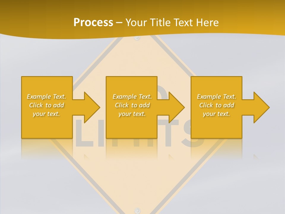 Endless Boundary Blue PowerPoint Template
