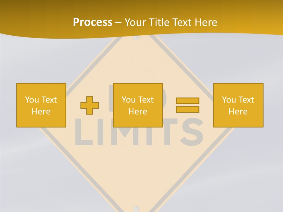 Endless Boundary Blue PowerPoint Template
