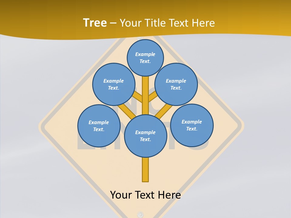 Endless Boundary Blue PowerPoint Template