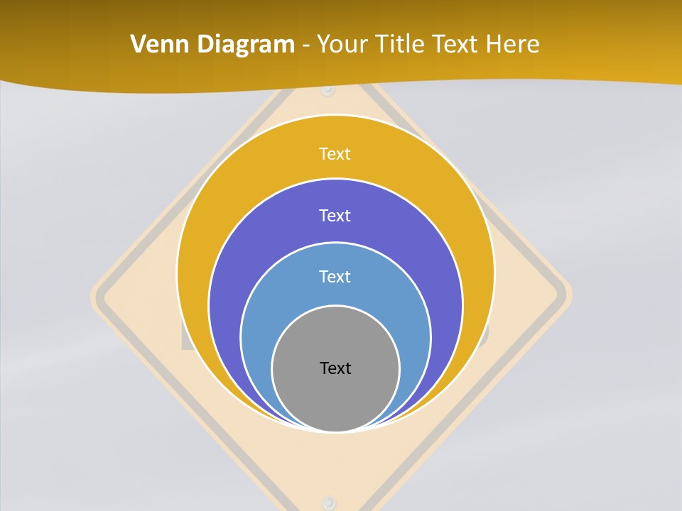 Endless Boundary Blue PowerPoint Template