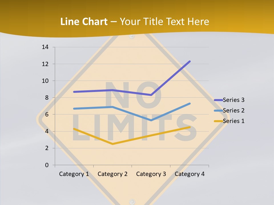 Endless Boundary Blue PowerPoint Template