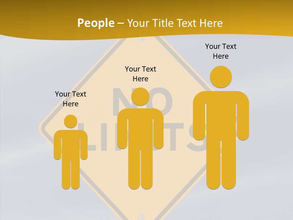 Endless Boundary Blue PowerPoint Template