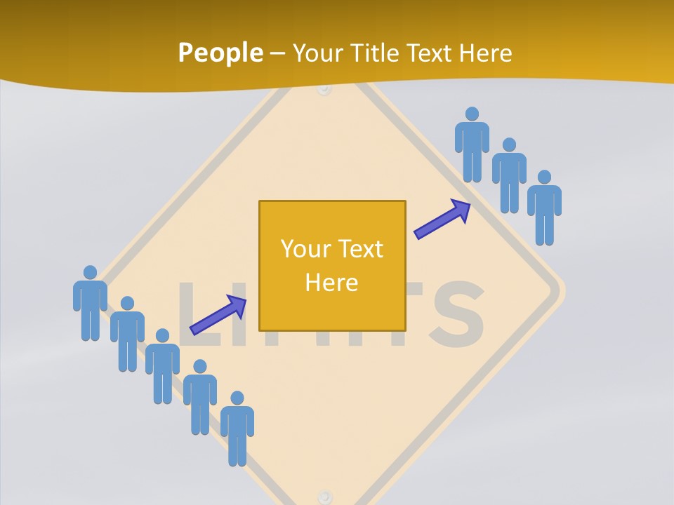 Endless Boundary Blue PowerPoint Template