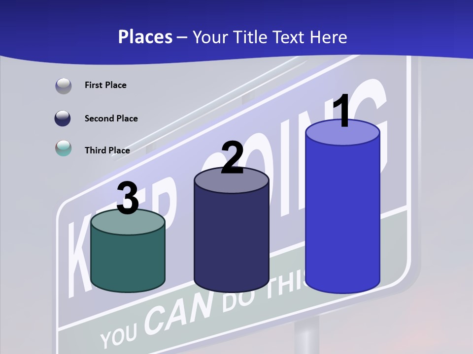Motivate Staying Determined PowerPoint Template