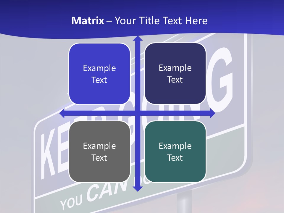 Motivate Staying Determined PowerPoint Template