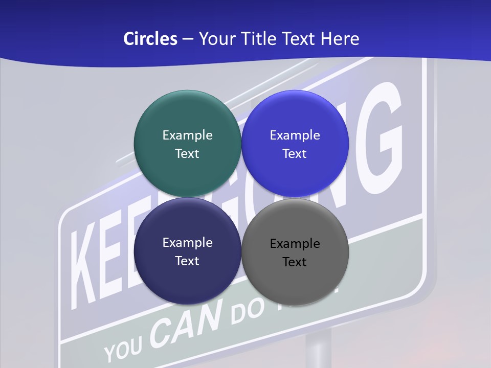 Motivate Staying Determined PowerPoint Template