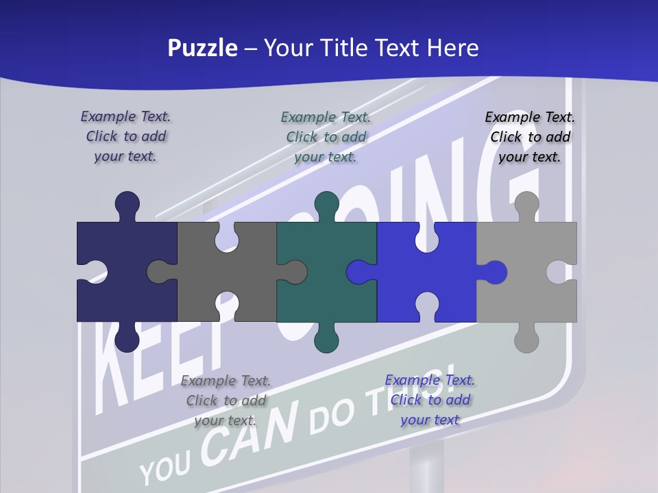 Motivate Staying Determined PowerPoint Template