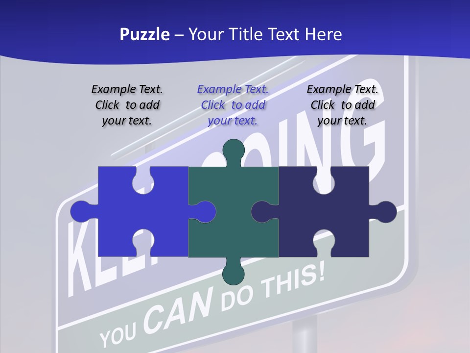 Motivate Staying Determined PowerPoint Template