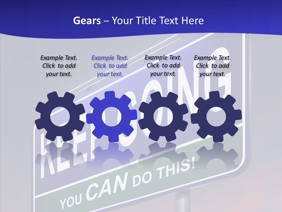 Motivate Staying Determined PowerPoint Template