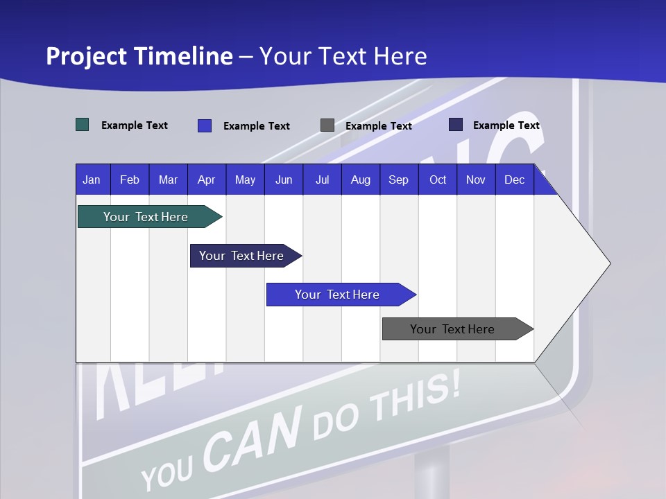 Motivate Staying Determined PowerPoint Template