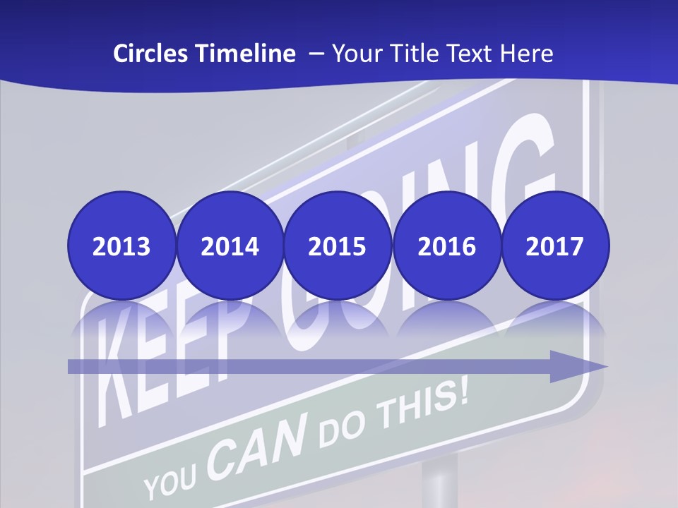 Motivate Staying Determined PowerPoint Template