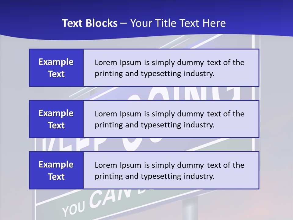 Motivate Staying Determined PowerPoint Template