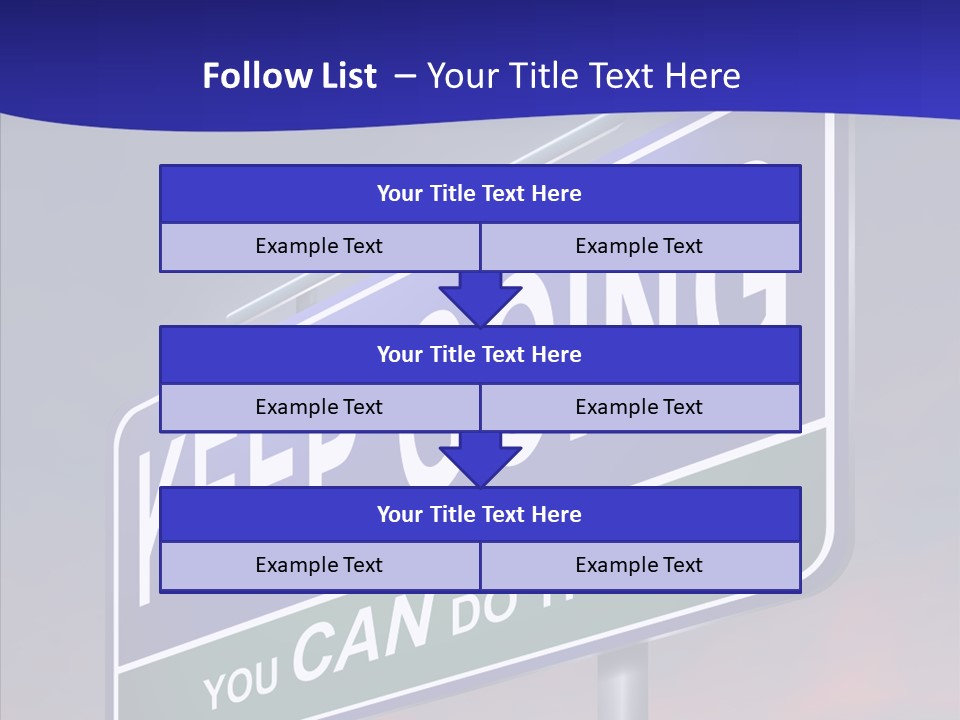 Motivate Staying Determined PowerPoint Template