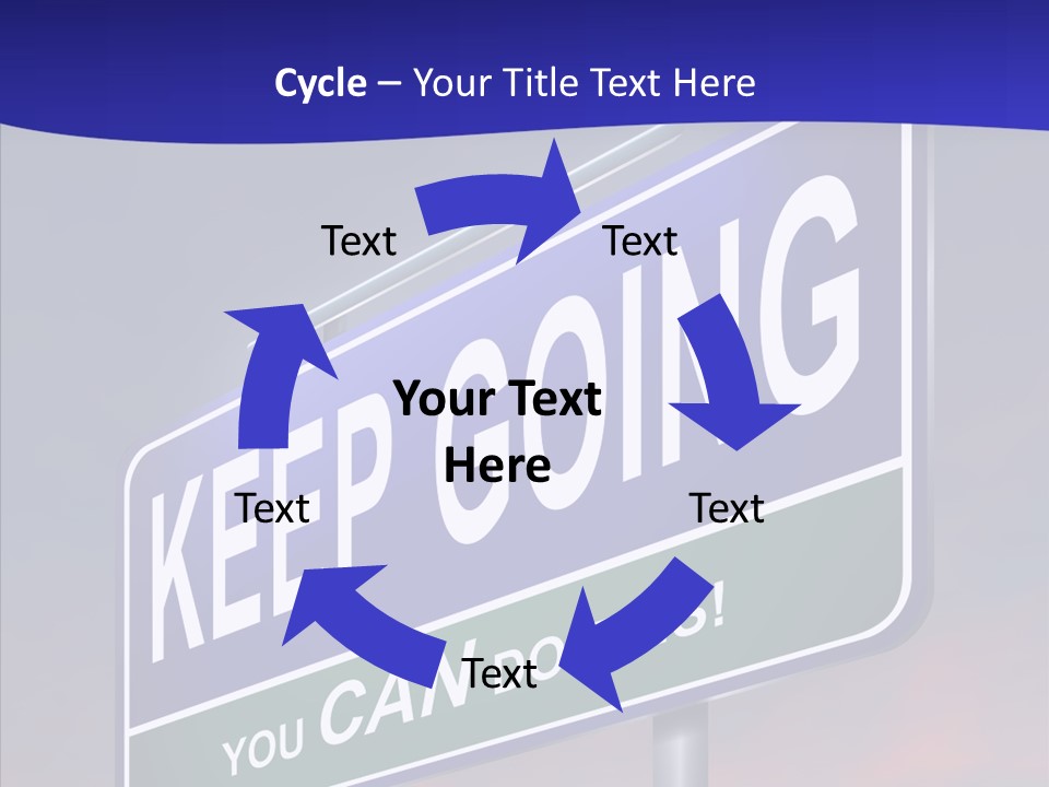 Motivate Staying Determined PowerPoint Template