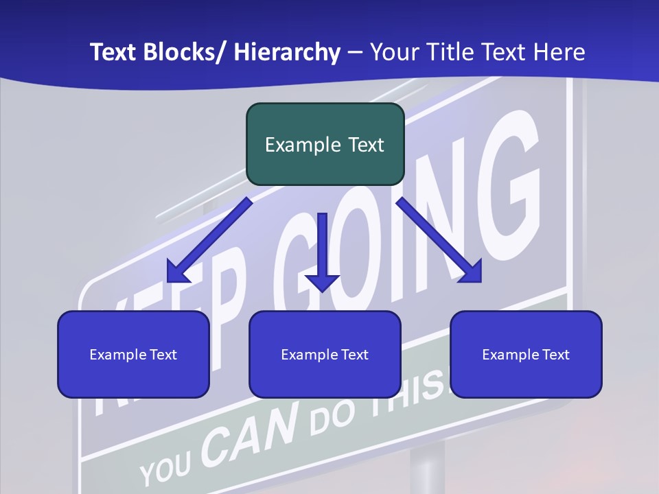 Motivate Staying Determined PowerPoint Template