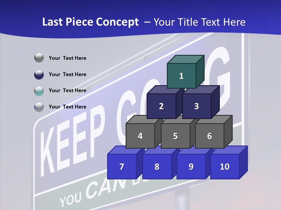 Motivate Staying Determined PowerPoint Template
