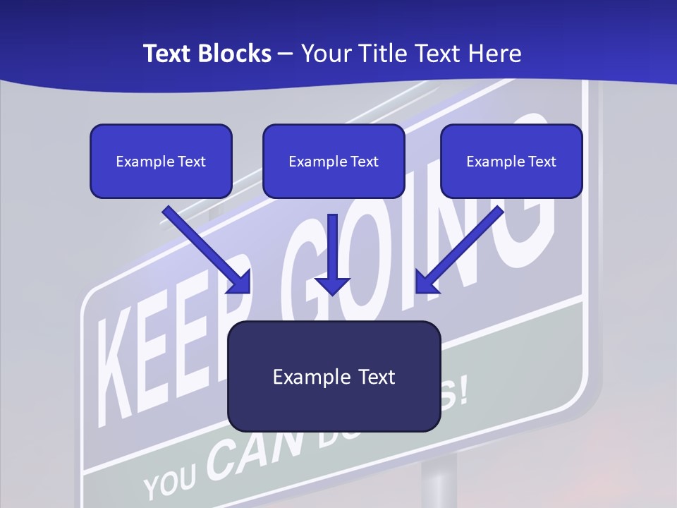 Motivate Staying Determined PowerPoint Template