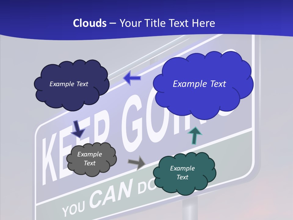 Motivate Staying Determined PowerPoint Template