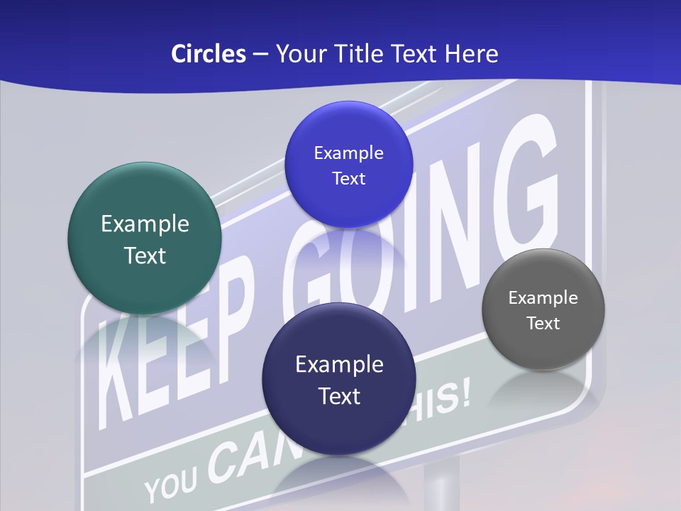 Motivate Staying Determined PowerPoint Template