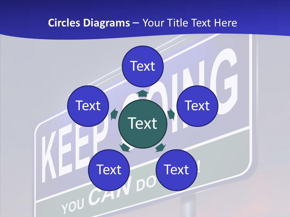 Motivate Staying Determined PowerPoint Template