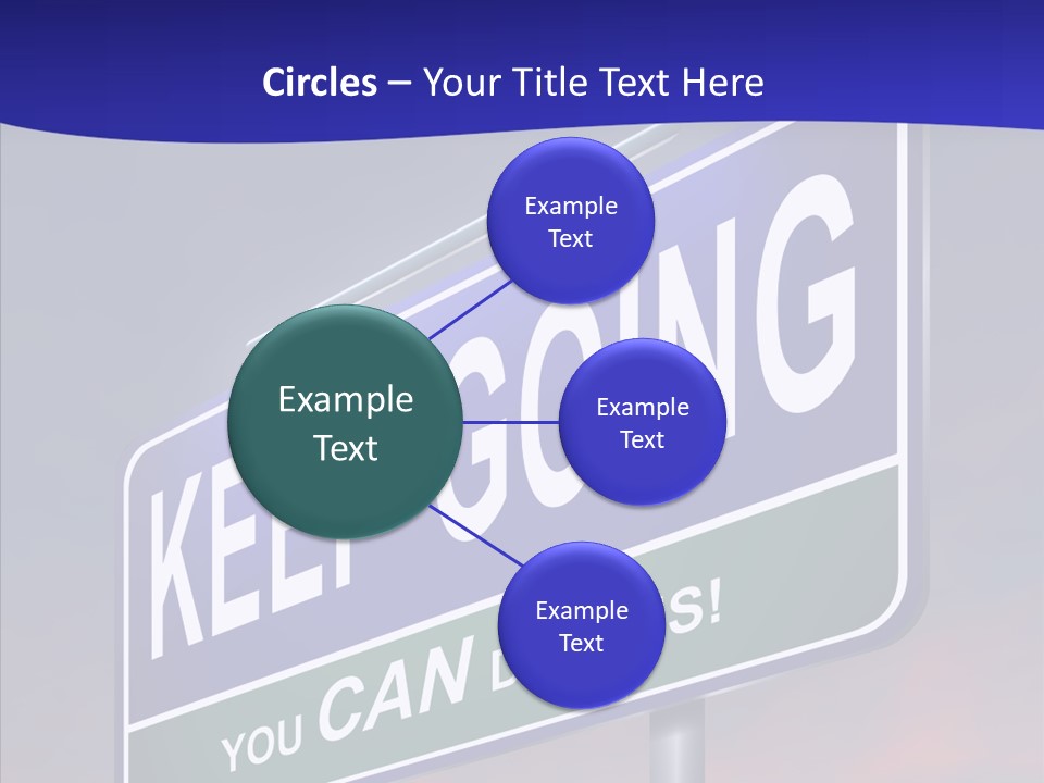 Motivate Staying Determined PowerPoint Template