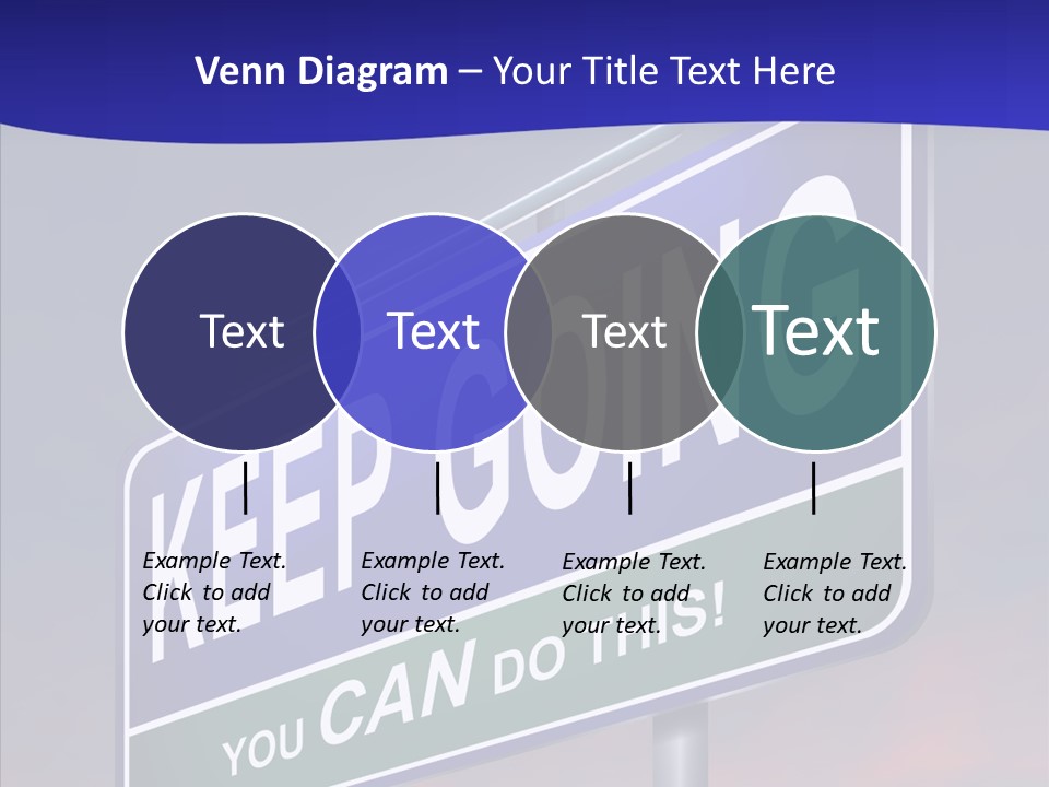 Motivate Staying Determined PowerPoint Template