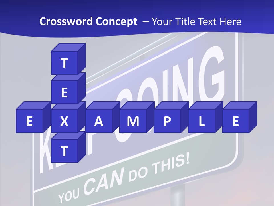 Motivate Staying Determined PowerPoint Template