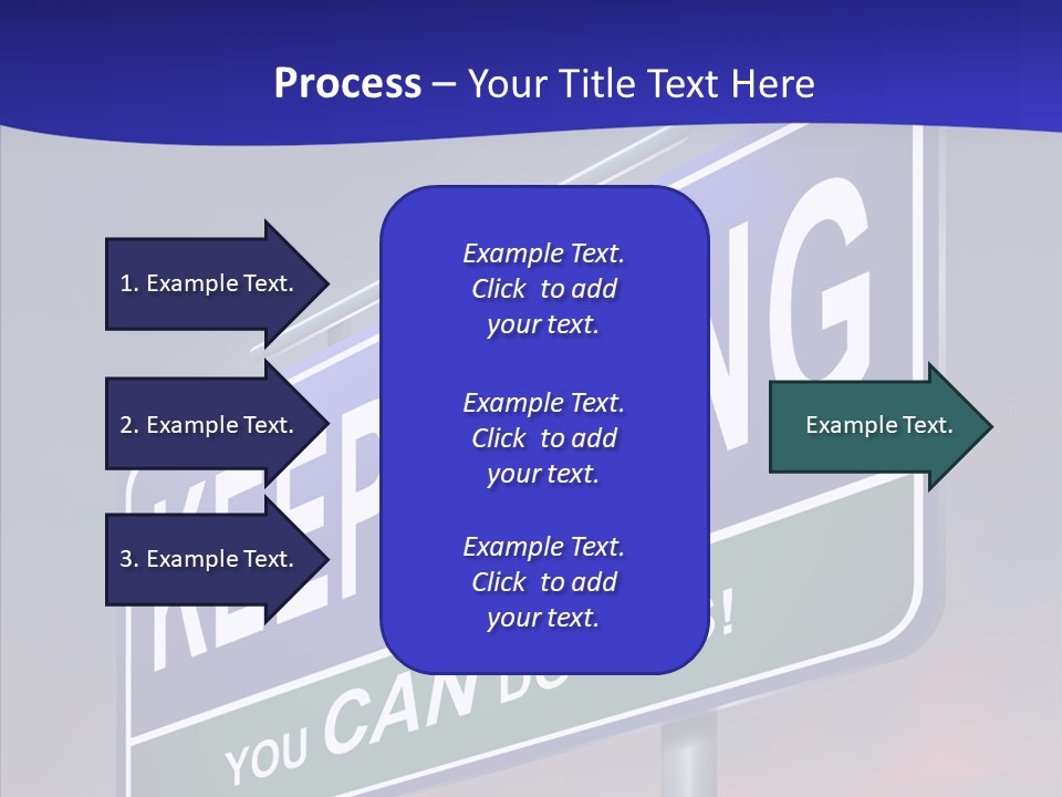 Motivate Staying Determined PowerPoint Template
