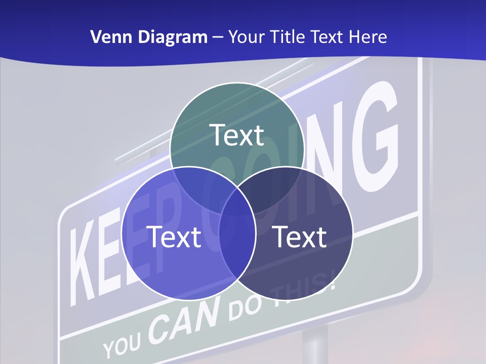 Motivate Staying Determined PowerPoint Template